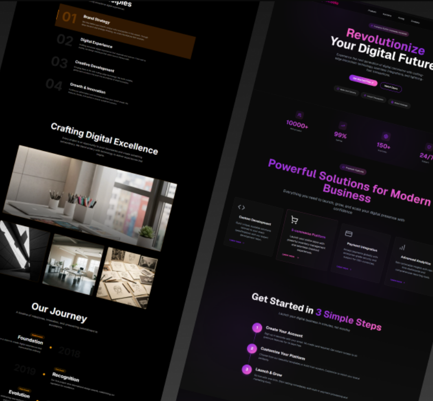 Eindrucksvolle Landingpages